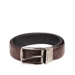 Hidesign Men Textured Leather Reversible Belt-image-38
