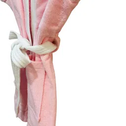 GAB  Pink & White High Absorbency Kids Bath Robe image 3