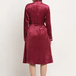 KLOTTHE Wool Bath Robe with Belt image 5