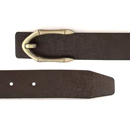 BuckleUp Men Textured Formal Belt image 3