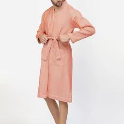 KLOTTHE Men Checked Bath Robe image 5