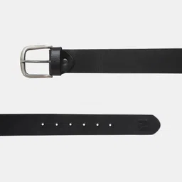 SPYKAR Men Black Leather Belt image 3