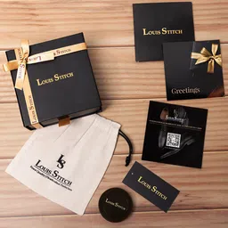 LOUIS STITCH Men Textured Leather Reversible Formal Belt image 3