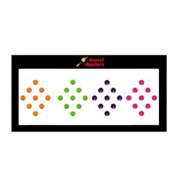 Comet Busters 32 Pcs Embellished Reusable Bindis - Multicoloured-picture-40