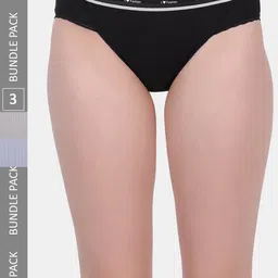 Amour Secret Women Pack Of 3 Striped Anti-Bacterial Briefs-picture-32