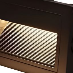 SPARK WORLD Gold Toned & Black 2 Pieces Square Shaped Outdoor Lamps-picture-18