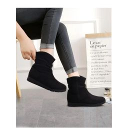 ELLE Black Women Zip Casual Boots-picture-19