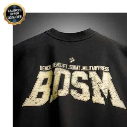 MuscleBlaze B.D.S.M Oversized Tank, Small Black-image-89