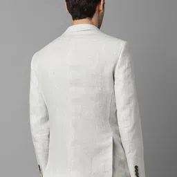 Louis Philippe Linen Slim-Fit Single Breasted Formal Blazer image 5