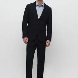 SELECTED Self-Design Single-Breasted Slim-Fit Formal Blazer image 2