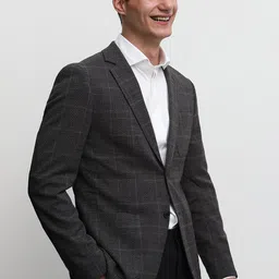 SELECTED Self-Design Single-Breasted Slim-Fit Formal Blazer image 5