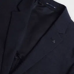 Arrow Notched Lapel Long Sleeves Single Breasted Tailored Fit Formal Blazer image 4