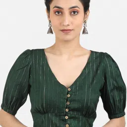 Llajja Woven Design Pure Cotton Saree Blouse-picture-32