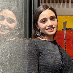 Bindigasm's Advi Striped Stretchable Saree Blouse-picture-13