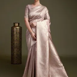 Peachmode Ethnic Motifs Zari Saree-image-25