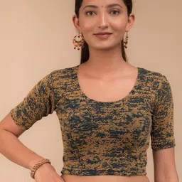 Bindigasm's Advi Embellished Saree Blouse image 5