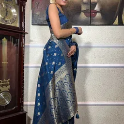 S.K.C Woven -Designed Saree image 4