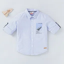 Ed-a-Mamma Boys Cotton Pinstripes Casual Shirt-picture-39
