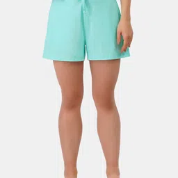 Amante Woman Blue Lounge Shorts-picture-35