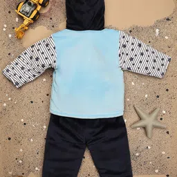 V-Mart Infants Kids Conversational Printed Pure Cotton Sweater With Trousers image 3