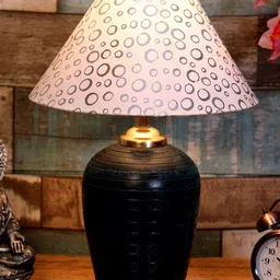 foziq Blue Printed Table Lamp image 4