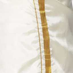 Sethukrishna Boys Blue & White Shirt with Dhoti image 3