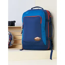 Wildcraft Navy Blue Printed Polyester Backpack image 2