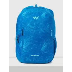 Wildcraft Blue Printed Polyester Backpack image 1