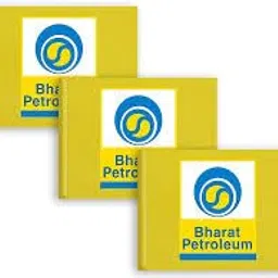 generic Pragati Textile REDIFINING LIFESTYLES Bharat Petroleum Petrol Pump Promotional Flag Set (6pec set 3 Blue 3 yellow) Size/Flag Approx 30x40 image 2