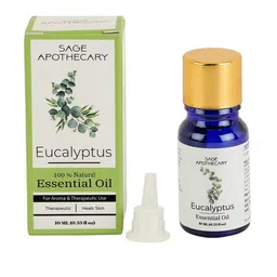 SAGE APOTHECARY Eucalyptus Essential Body Oil 10ml image 1