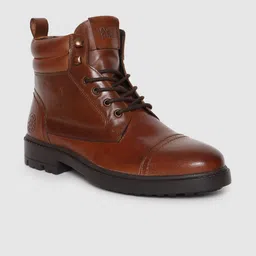 Jack & Jones Men Mid-Top Leather Biker Boots-picture-12