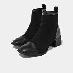 LULU & SKY Women Block Heel Regular Boots image 2