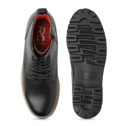 Ruosh Men Textured Mid-Top Regular Boots image 5