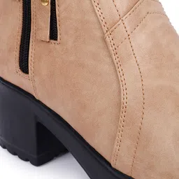 OPHELIA Women Mid Top Platform Heel Regular Boots image 5