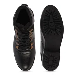 FAUSTO Men Round Toe Leather Hiking Boots image 2