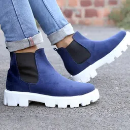 Bxxy Men Mid-Top Suede Chelsea Boots image 5