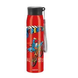 Milton Red Single Stainless Steel Printed Water Bottle-picture-17