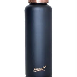 IMAGO Black Brand Logo Printed Copper Water Bottle 1L-picture-30