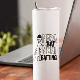 Indigifts White & Black Printed Double Wall Vacuum Thermosteel Water Bottle 590 ml-picture-29