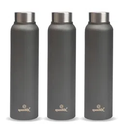 Speedex Grey & Silver Toned 3 Pieces Stainless Steel Water Bottle 1L-picture-11