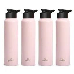 Speedex Pink Set of 4 Stainless Steel Water Bottle-image-62