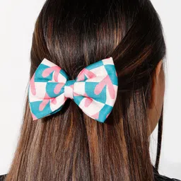 Arendelle Women Satin Long Tail Bow with Alligator Clip image 5