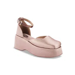 Shoetopia Girls Backstrap Flatform Heels image 4