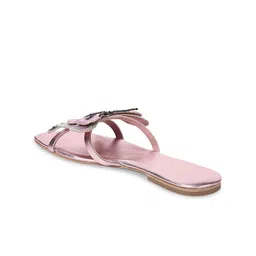 Tao Paris Embellished Leather Open Toe Flats image 4