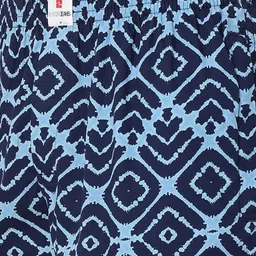 UnderJeans by Spykar Men Printed Mid-Rise Regular Fit Lounge Shorts image 5