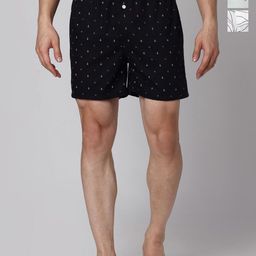 URBAN SCOTTISH Men Pack Of 3 Printed Cotton Boxers-picture-24