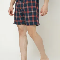 UnderJeans by Spykar Checked Cotton Boxers UJNPBX0059064 image 5