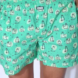 PURPLEMANGO THE FRUIT OF FASHION Kitty Printed Pure Cotton Boxer image 5