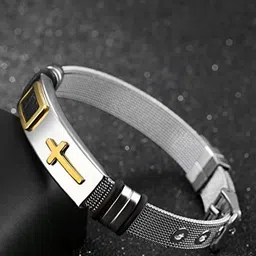 Fashion Frill Men Silver-Plated Multistrand Bracelet-picture-21