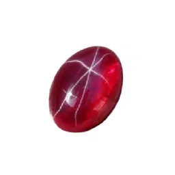 cuonna gems gallery Elegant Burma Star Ruby Stone Unheated Untreated Bhagya Ratna Original Certified 5.50 Carat 5.99 Ratti स्टार रूबी स्टोन ओरिजिनल सर्टिफाइड Asli Suryakant Mani Ravi Ratna For Unisex image 1